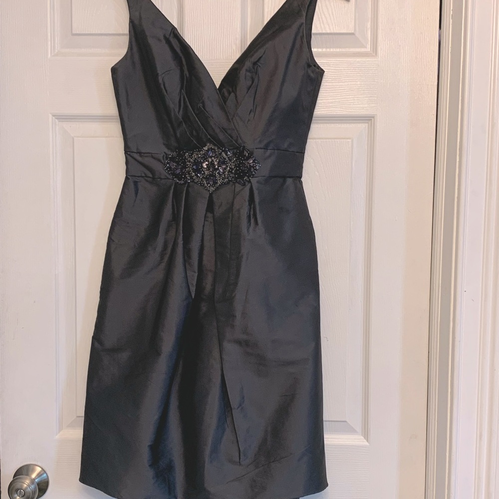 Lazaro bridesmaid dress.